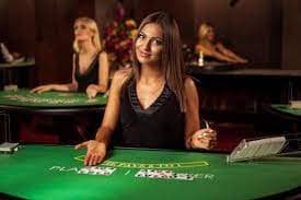 Meja baccarat SA Gaming dengan dealer langsung